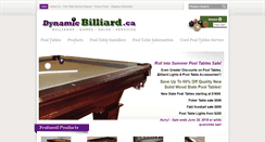 Desktop Screenshot of dynamicbilliard.ca